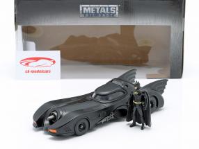 Batmobile con Batman figura película Batman 1989 1:24 Jada Toys