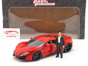 Dom's Lykan Hypersport 2014 Fast & Furious 7 (2015) Met figuur 1:18 Jada Toys