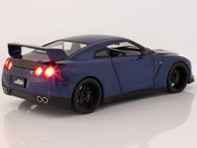 Brian's Nissan GT-R (R35) 2009 Fast & Furious 7 (2015) With figure 1:18 Jada Toys