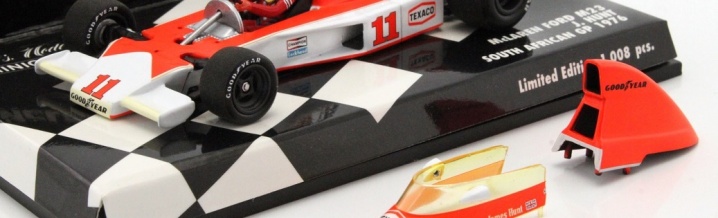 Minichamps mit Titelchancen? Der McLaren Ford M23 in 1:43
