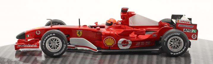 A time travel through the era of Michael Schumacher in scale 1:43. From the first Grand-Prix participation to the successful time at Ferrari