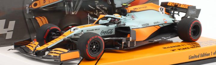 McLaren in Gulf-outfit: Traditional design at the tradition-Grand-Prix
