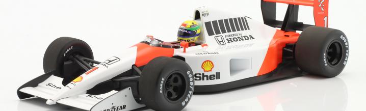 Senna's World Champion-McLaren: Two models of the greatest ever