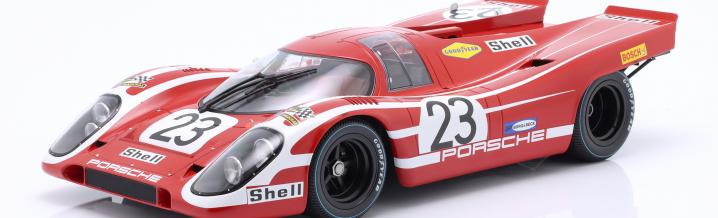 Porsche racing icon in 1:12: Five variants of the legendary 917