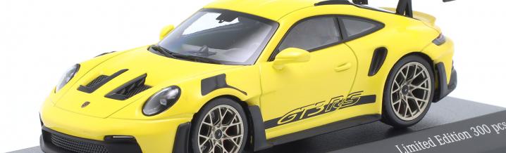 Colourful into the new year: Minichamps presents further 1:43 models of the Porsche 911 (992) GT3 RS