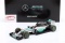 L. Hamilton Mercedes AMG W06 #44 ganhador EUA GP Fórmula 1 Campeão mundial 2015 1:18 Minichamps