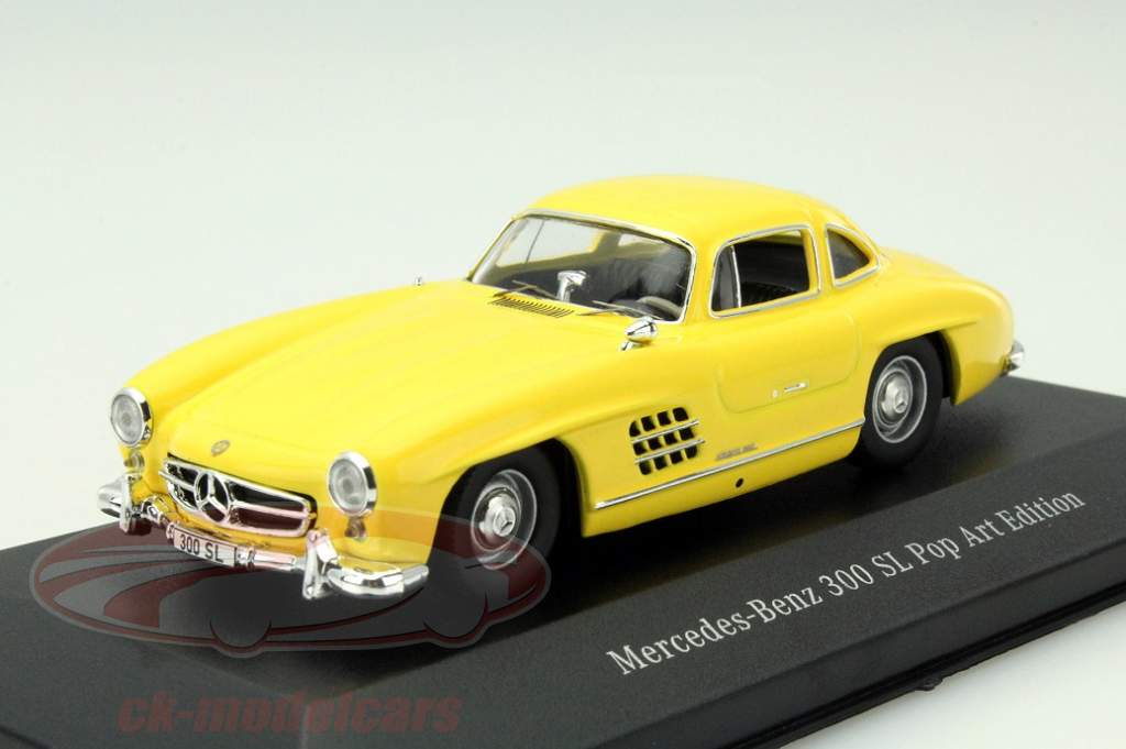 Pop Art Edition of Mercedes-Benz 300 SL in the format 1:43