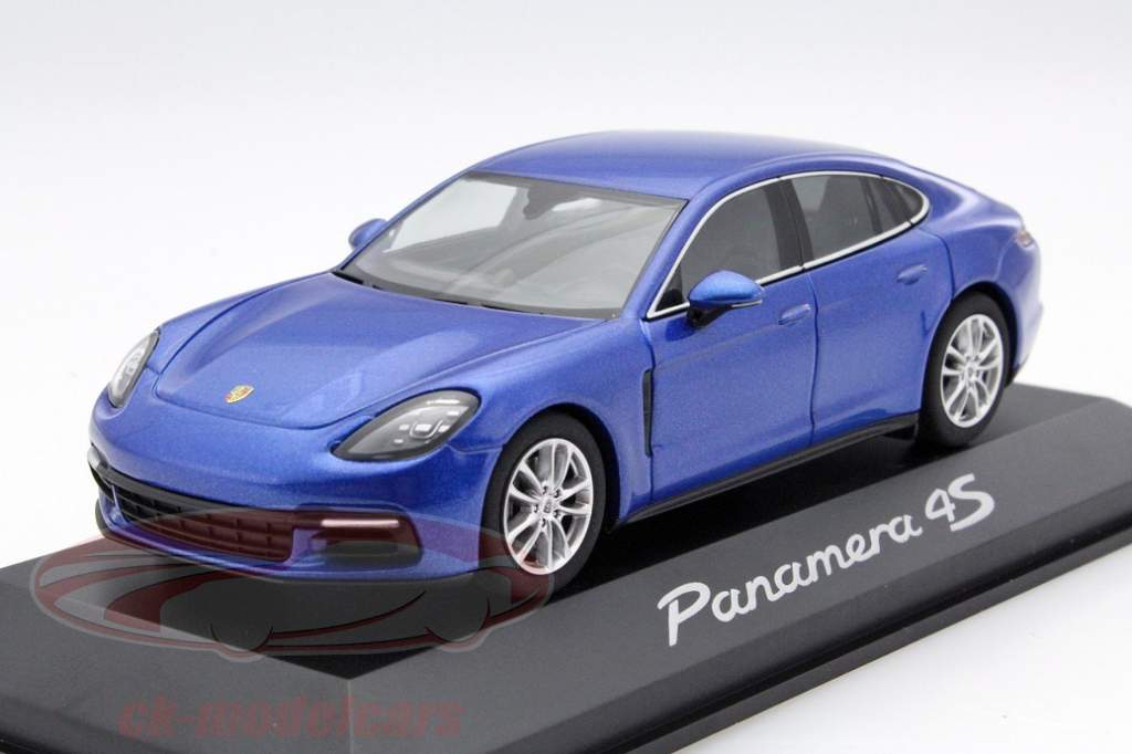 1:43 Scale Porsche Panamera 4S Diesel Dark Blue Herpa Diecast Model Car 