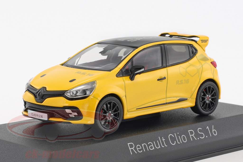 CKModelcars 517599: Renault Clio R.S. 16 year 2016 yellow 1:43 Norev, EAN 3551095175991 CKModelcars 517599: Renault Clio R.S. 16 year 2016 yellow 1:43 Norev, EAN 3551095175991