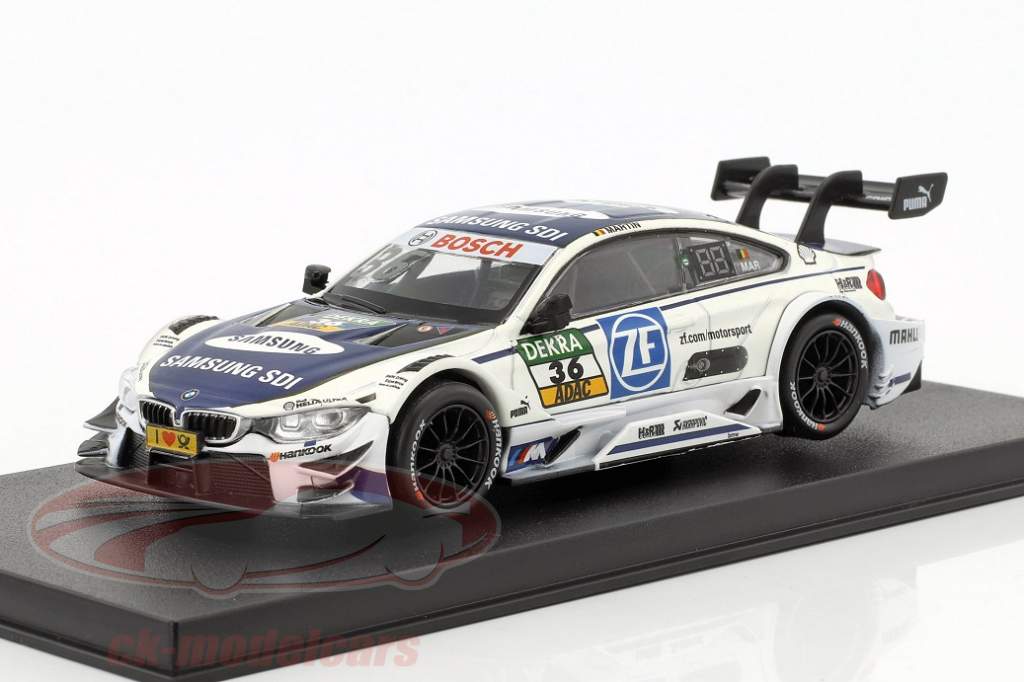 BMW M4 DTM 2017 1:43 Scale Model Car Collectable Diecast Toys Collection White