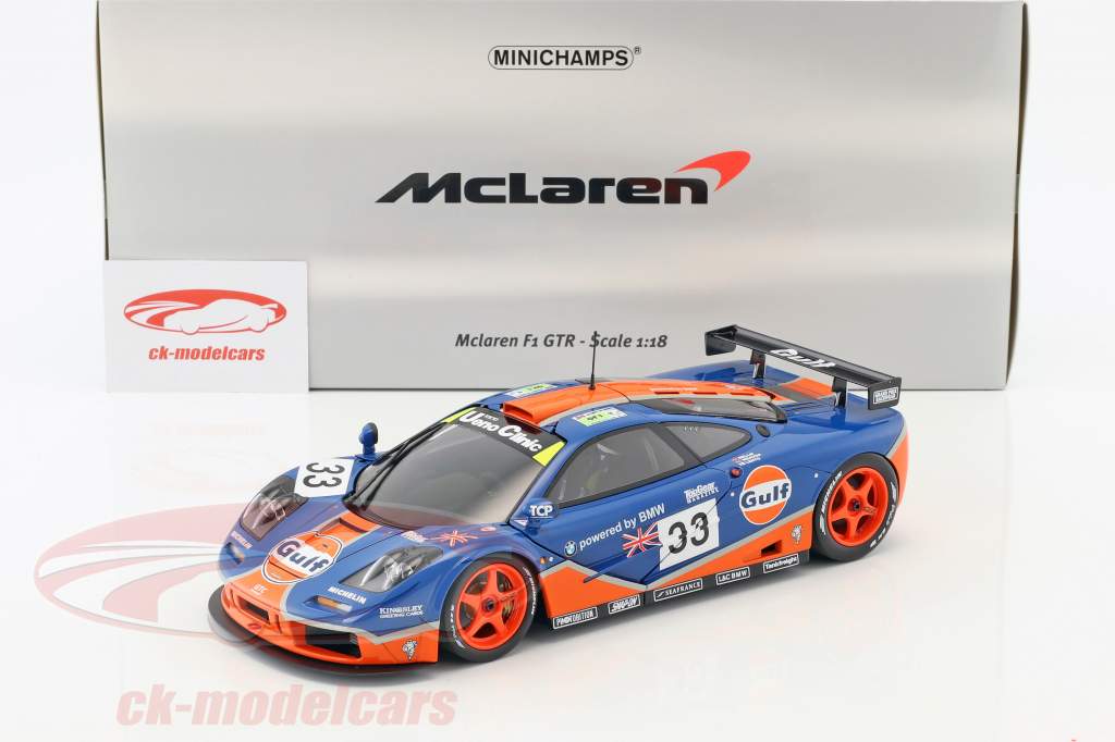 Sport Touring Cars 304 Pcs 1 18 Minichamps Mclaren F1 Gtr Gulf Lehto Bellm Weaver Le Mans 1996 L E Toys Hobbies