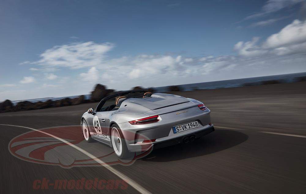 Porsche 911 Speedster 991 Heritage Design package n° 70 gris métal 2019 1/43 gri 
