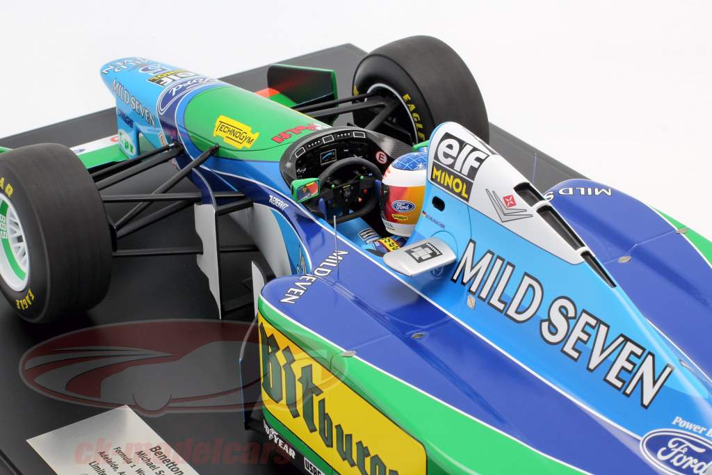 New size: The The Benetton B194 of Michael Schumacher