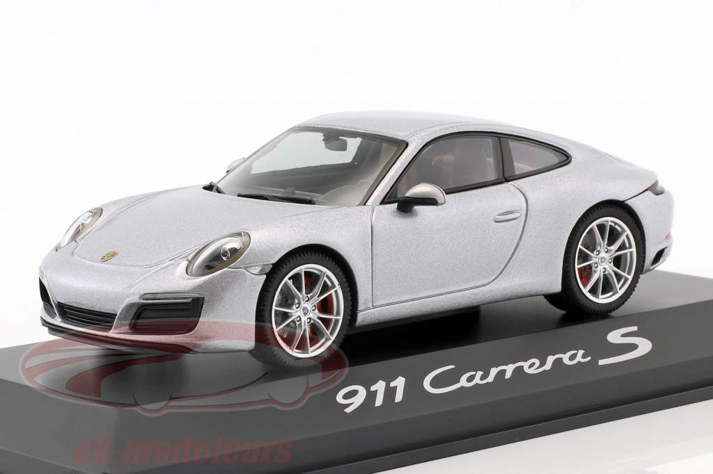 HERPA 1:43 Porsche 911 Carrera S Coupé Facelift 2015-Silver