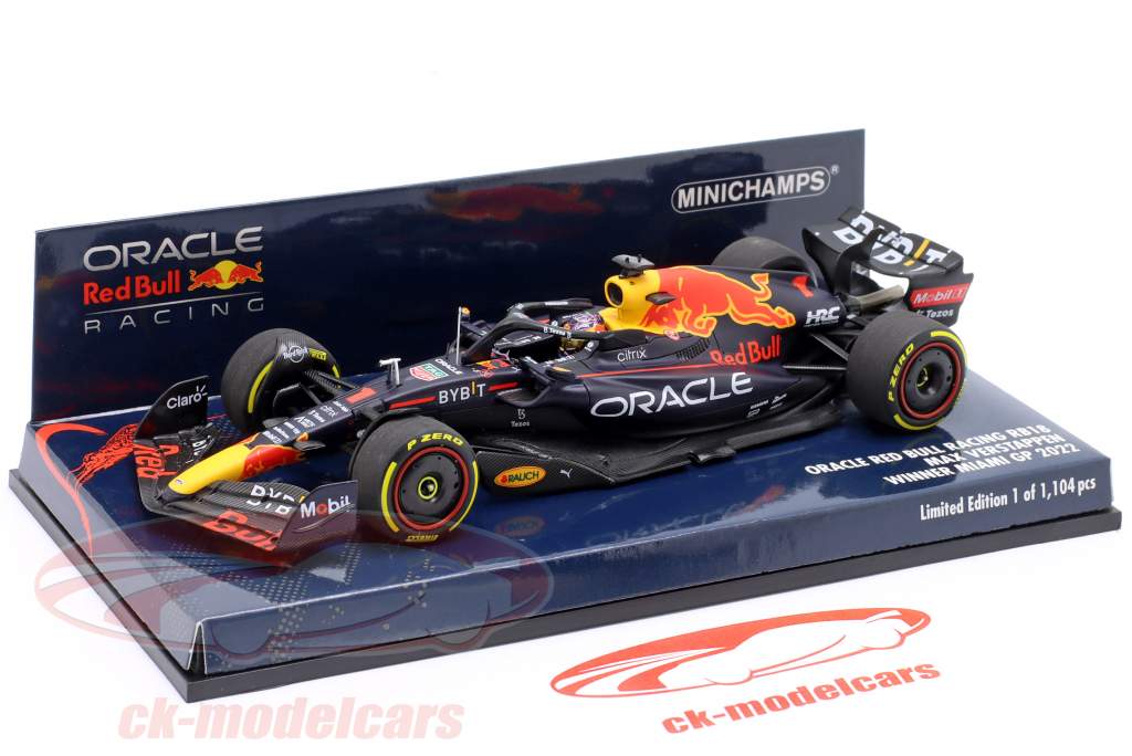 1/43 レッド ブル RB18マックス・フェルスタッペン マイアミ2022 Amazon.com: Red Bull MINICHAMPS 1/43 RB18 - Winner GP Miami