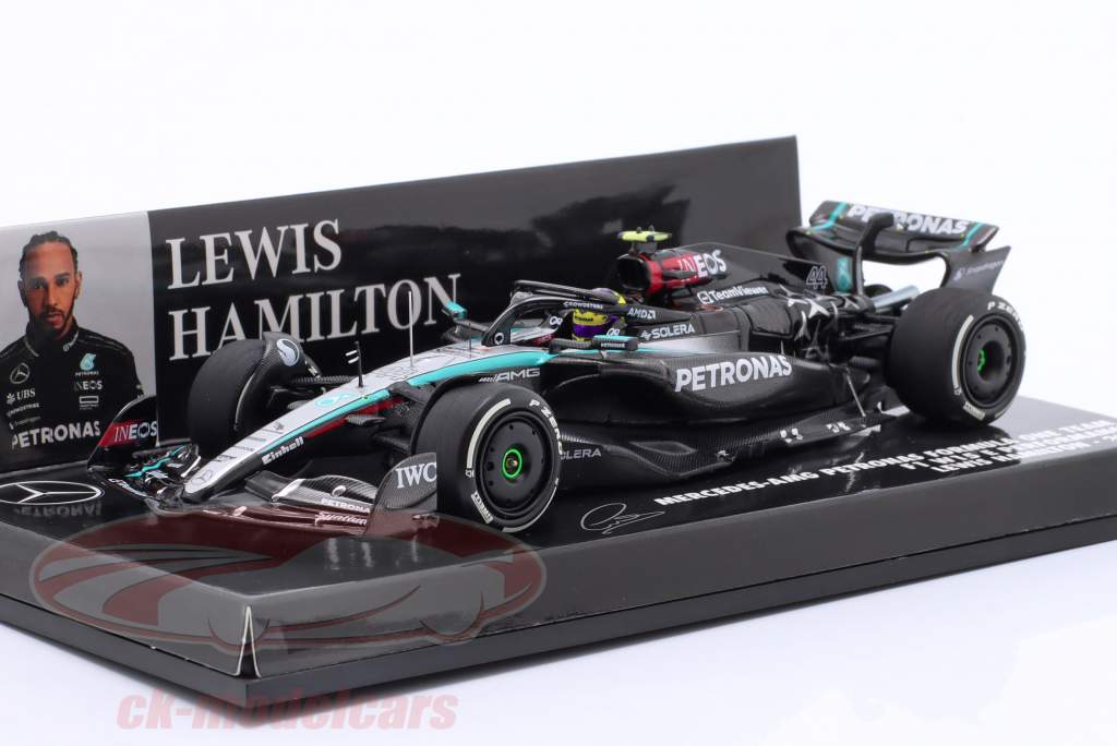 MINICHAMPS 1/18 - MERCEDES-AMG W15 E PERFORMANCE - WINNER AUSTRIAN GP 2024 ( G. R