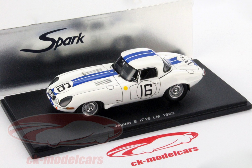 SPARK】Jaguar E n°16 LM 1963 #S56