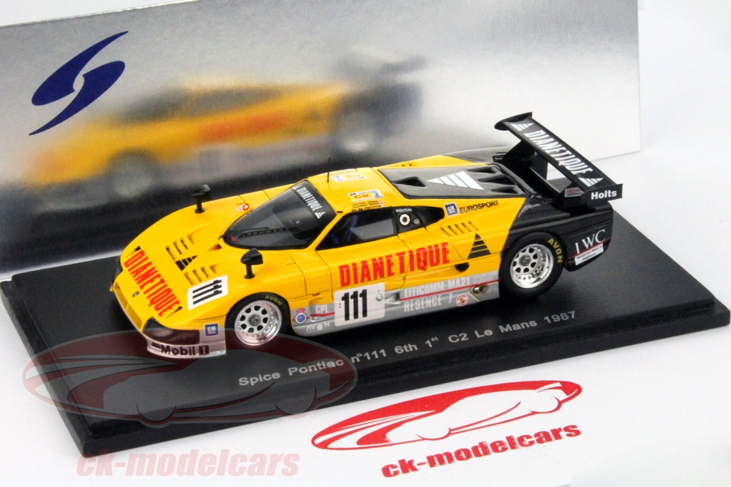 1/43 Spark Spice SE88C No.101 24H Le Mans 1989 F. Velez - N. Adams - L 1/43 Spark Spice SE88C No.101 24H Le Mans 1989 F. Velez - N. Adams - L