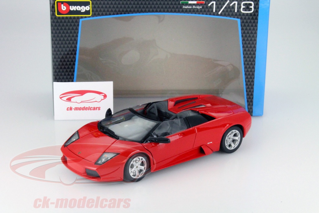 Bburago 1/18 ランボルギーニ ムルシエラゴ(カスタム仕様)レッド