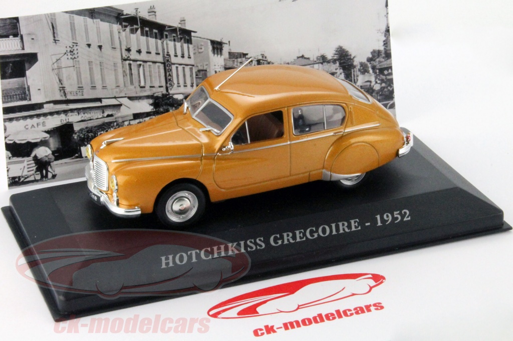 Ma Collection Brianza Résine – Hotchkiss Gregoire Cabriolet 1952 Noire – 1/43 – Occasion
