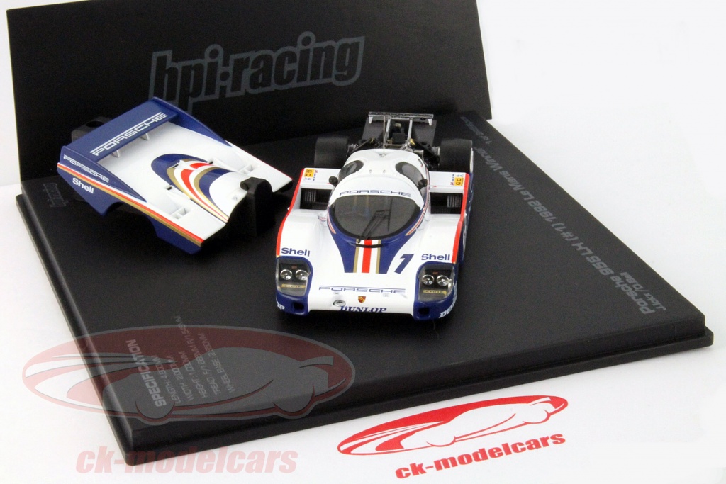 HPI 1:43 Porsche 956 LH #1 Vincitore 24h LeMans 1982 Ickx / Bell HPI938 ...