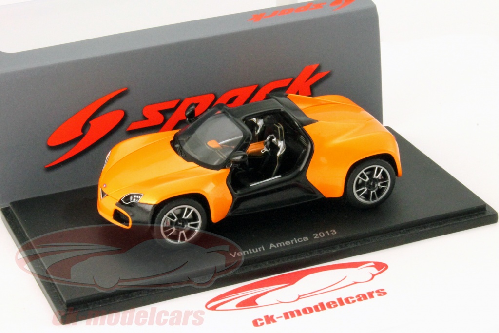 Spark S2248 - VENTURI America 2013 noir et orange 1/43