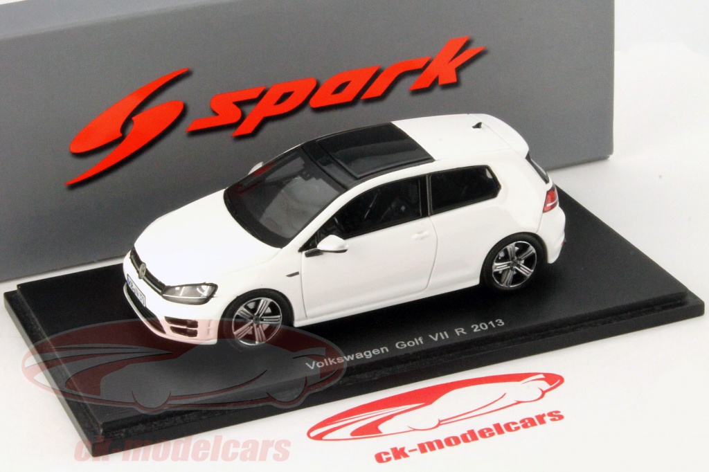 Miniature Spark 1/43 Volkswagen Scirocco GP 2014 - Blanc Nacré - Collection