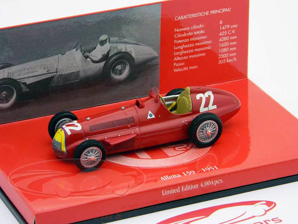 ミニカー alfa romeo alfetta 159 1/43 MINICHAMPS Tecnomodel 1-43 1951 Alfa Romeo Alfetta 159 diecast model