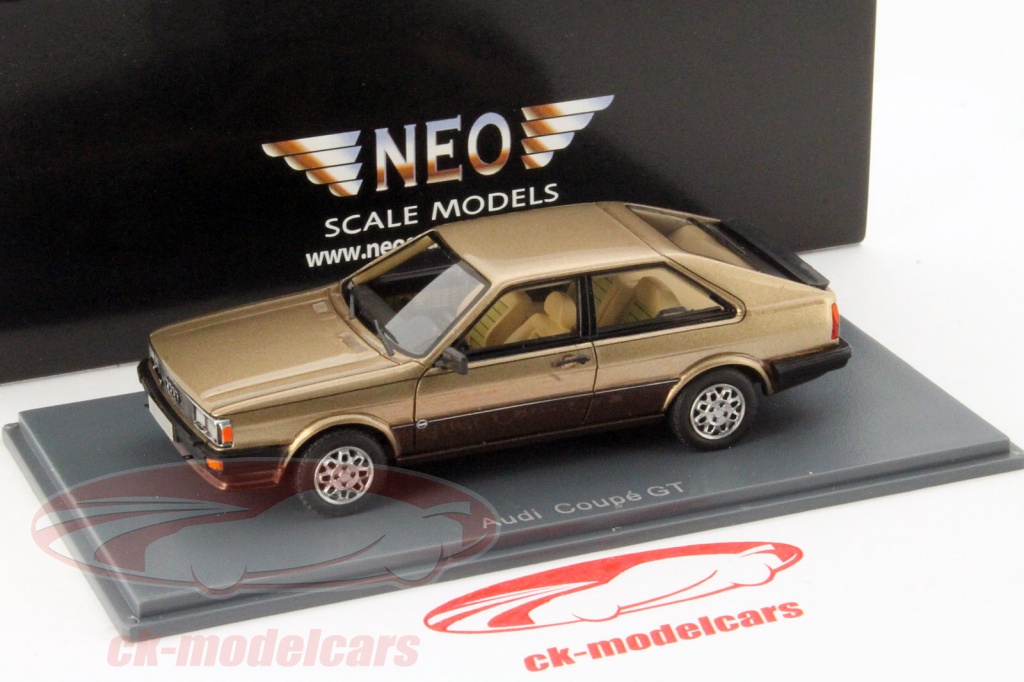 Neo 1:43 Audi Coupe GT gold NEO43377 model car NEO43377 874250433778