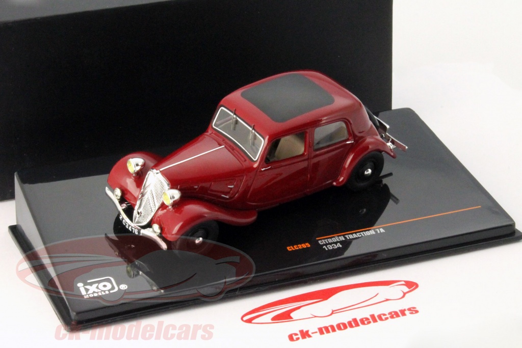 Modèle Réduit Atlas Citroën Traction 7A 1934 - Échelle 1/43 - Série Citroën Passion