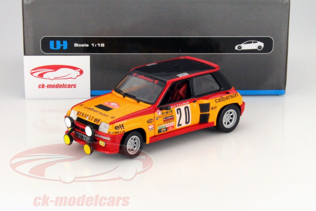 LJ548 UNIVERSAL HOBBIES 4548 1/18 Renault 5 turbo Rallye Monte Carlo 1981 20 EdL