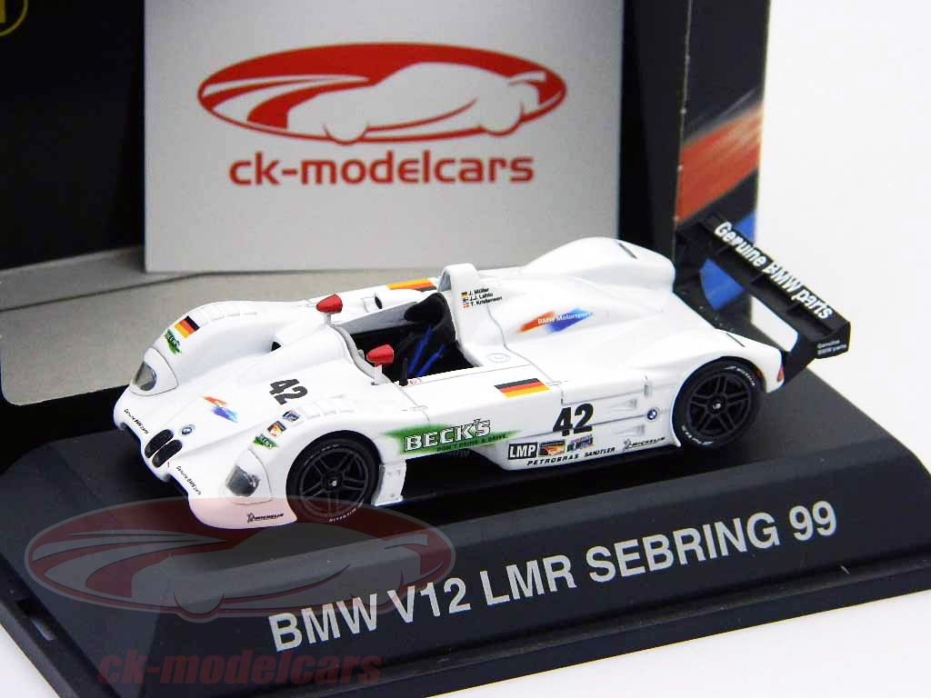 Jadi Modelcraft 1:43 BMW V12 LMR #42 12h Sebring 1999 Jadi JM 