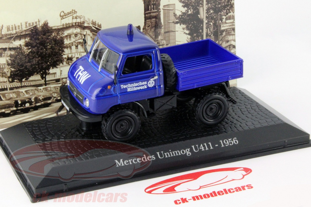 Shop für gebrauchte Modellautos - Mercedes- Benz Unimog U 411 DB grau