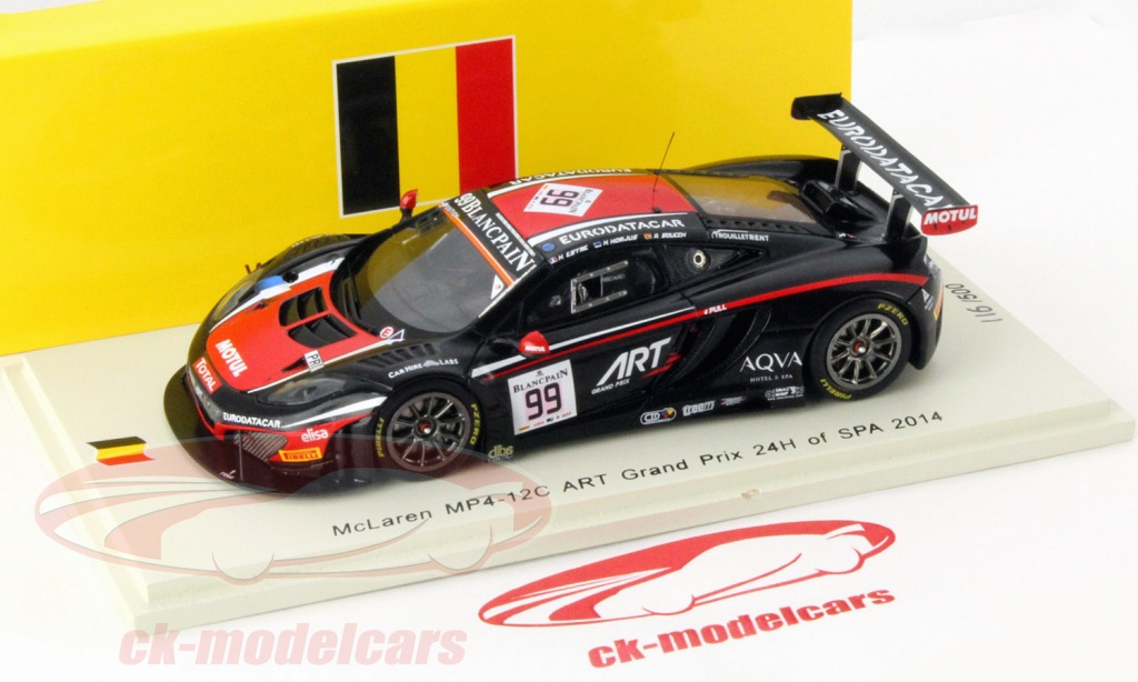 SB098 - Spark Mclaren Mp4-12C Art Gp #99 24H Spa 2014 K.Korjus A.Soucek K. Estre 500Ex SB098 ( - Auto Racing