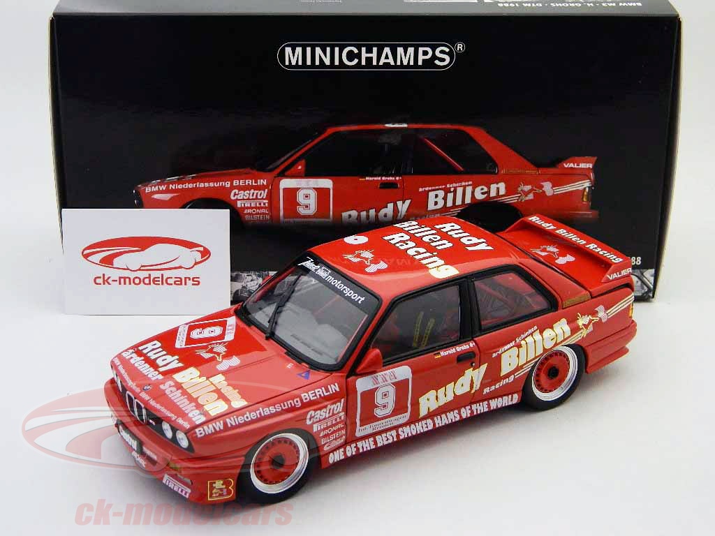 底ネジ未脱着】1/18 ミニチャンプス BMW M3 DTM 1988 【公式通販】