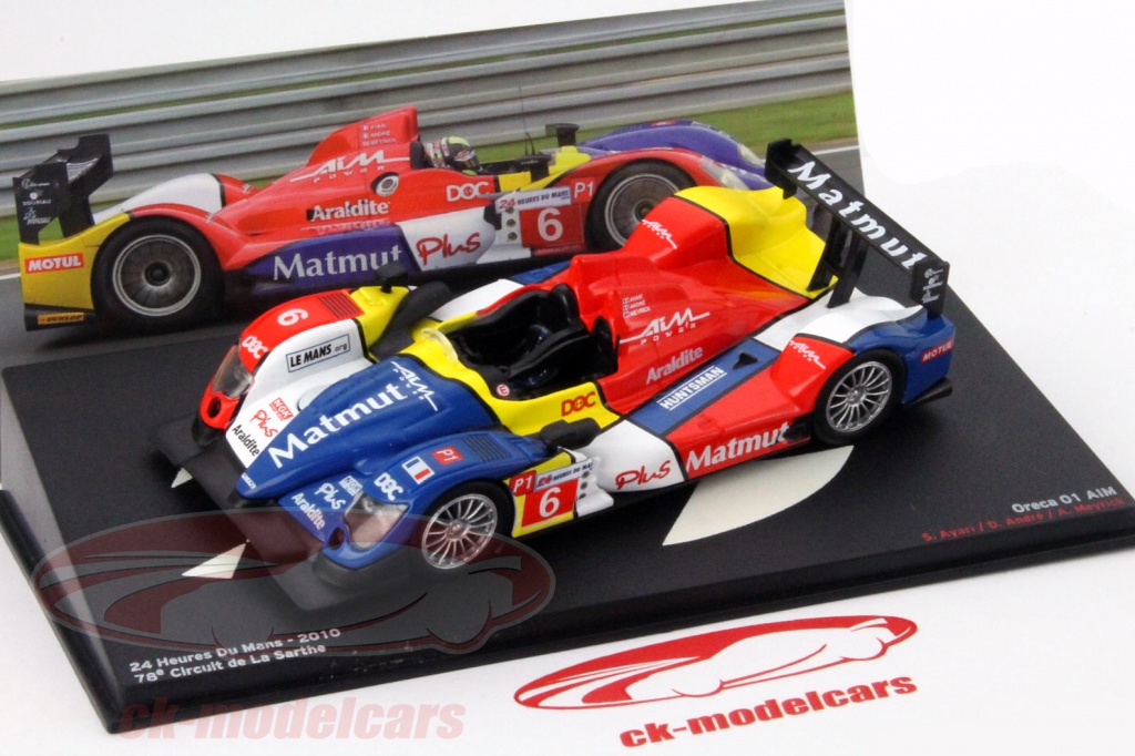 Ixo 1/43 - Oreca AIM #10 LMP1 Le Mans 2009 LMM170 Diecast model car Ixo 1/43 - Oreca AIM #10 LMP1 Le Mans 2009 LMM170 Diecast model car
