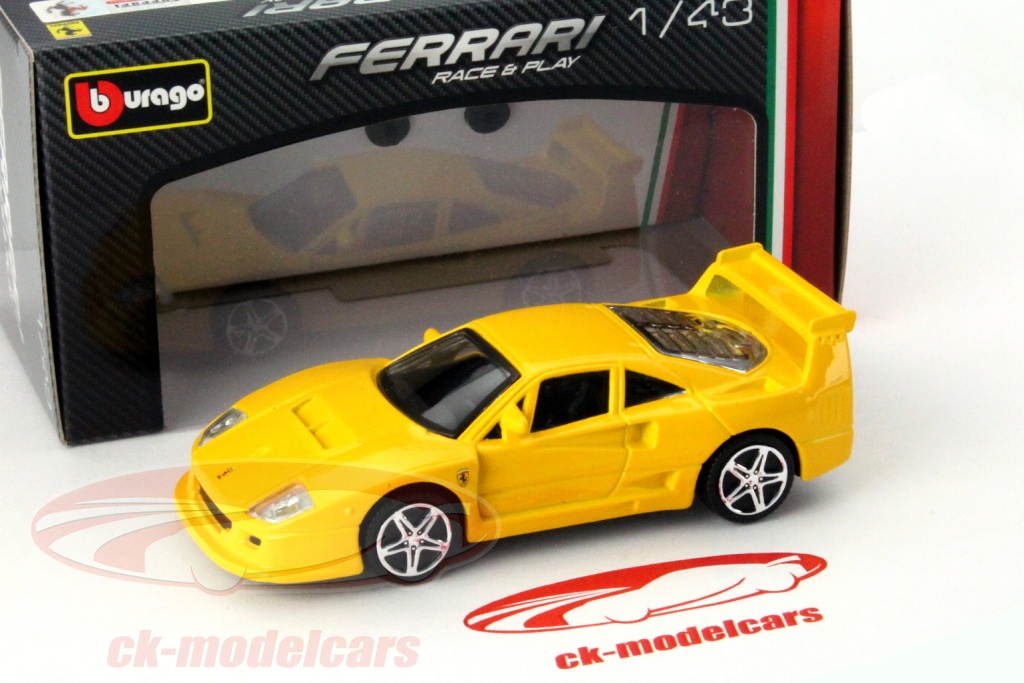 Miniature Bburago Ferrari F40 échelle 1/43 - Promotionnelle L'Automobile - Occasion