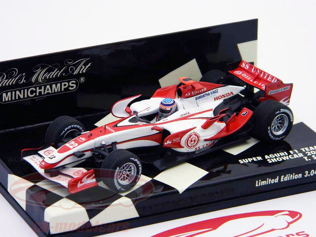 Minichamps 1:43 T. Sato Super Aguri Showcar Formel 1 2007 