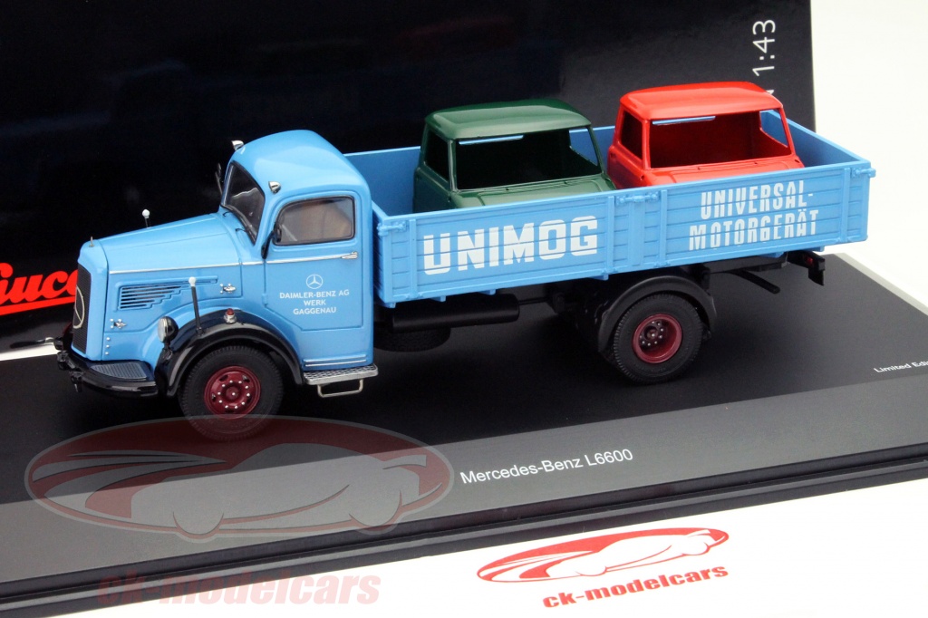 Miniature Schuco 1/43 – Mercedes-Benz L6600 – Pritschenwagen (Camion Plateau) – Réf. 03012