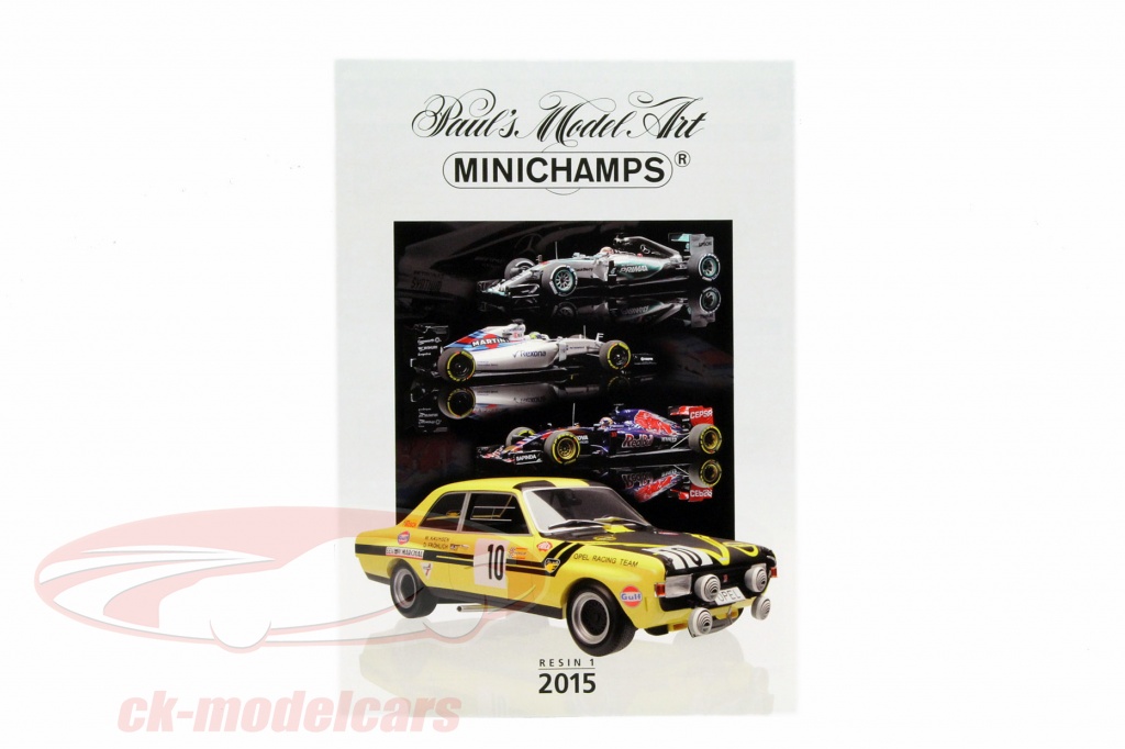 Minichamps Catalog Resine Edition 1 2015 model car