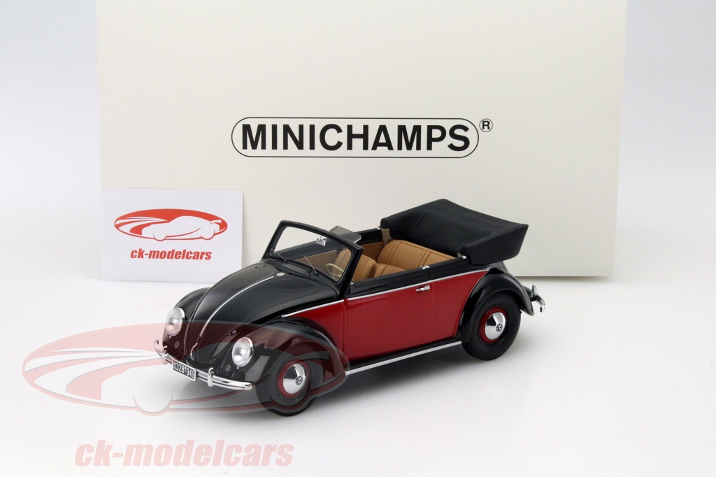 Volkswagen Volkswagen Beetle Convertible Hebmüller 1949 - 1:18 - Minichamps