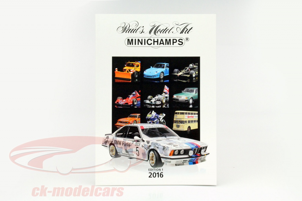 Minichamps catalog Edition 1 2016 KATPMA116 KATPMA116