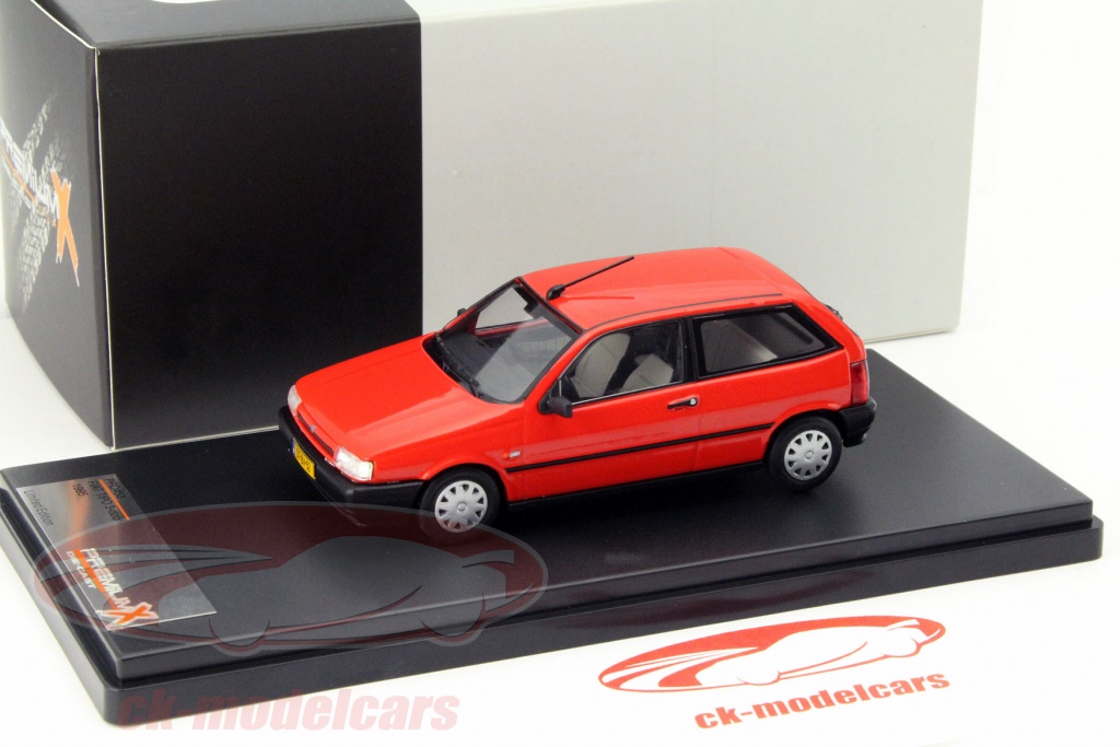Miniature PremiumX 1/43 – Fiat Tipo 3 Portes 1995 – Rouge – Réf. PRD453 – Occasion Comme Neuve