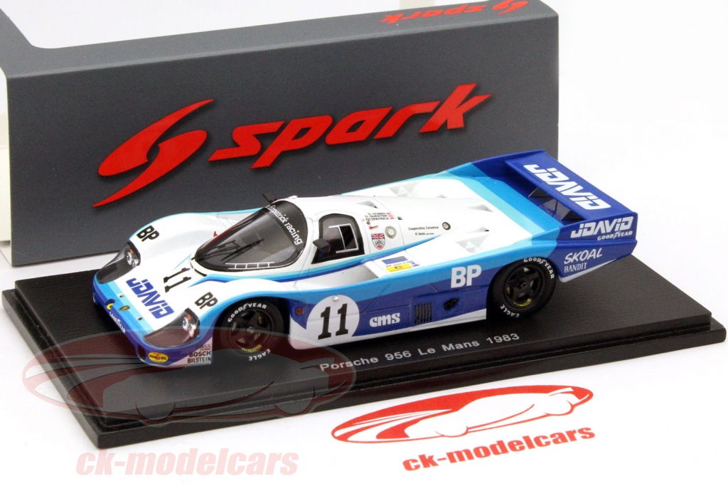 SPARK Porsche 956 Rothmans #3 Winner Le Mans 1983 Holbert - Haywood 43LM83 1/43