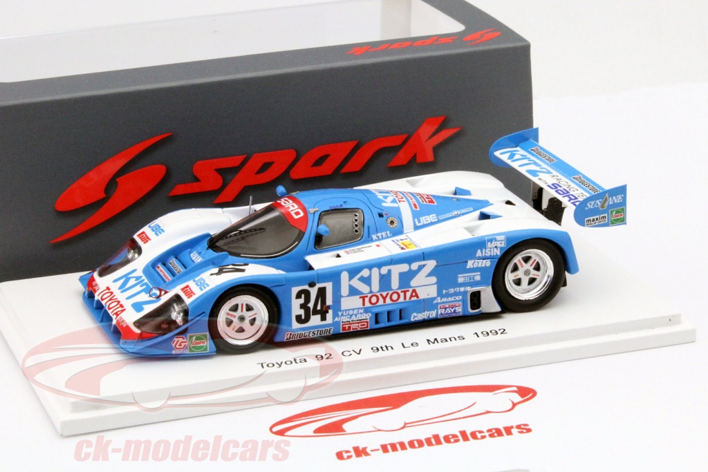 SPARK-MODEL S2368 Scale 1/43 | TOYOTA 92C-V N 35 5th 24h LE MANS 1992 G