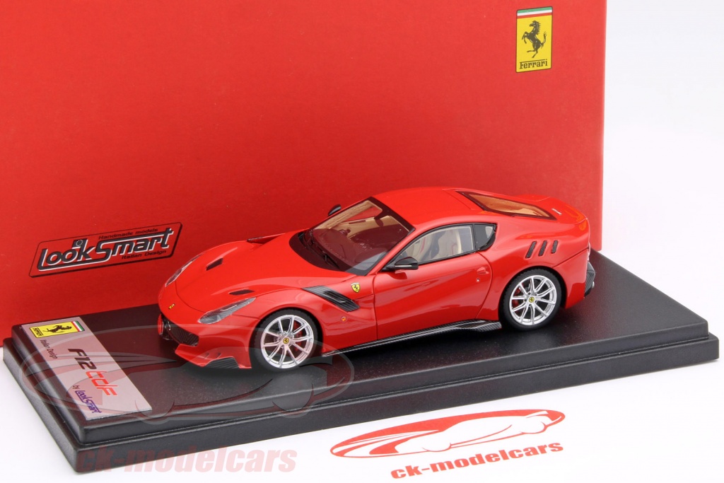 LookSmart 1:43 Ferrari F12 TDF jaar 2015 rood LS450E model auto LS450E