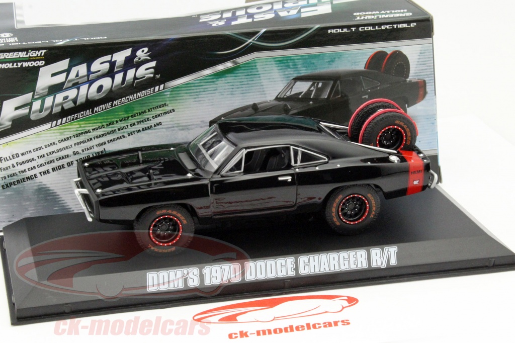 Doms Dodge Charger Rt Offroad Movie Fast And Furious 7 2015 Black 143 Greenlight
