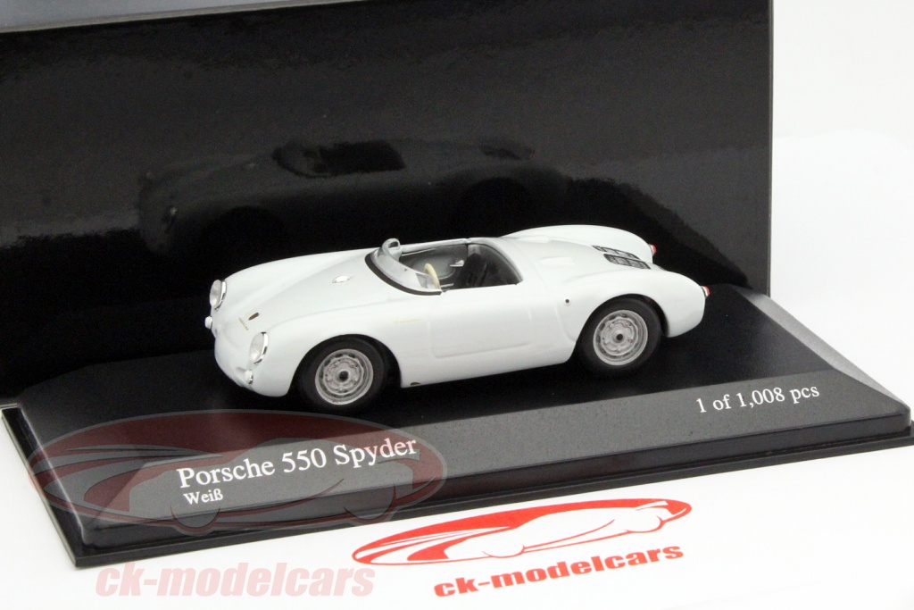 1/43 MINICHAMPS Porsche 550 Spyder 銀｜ミニカー 