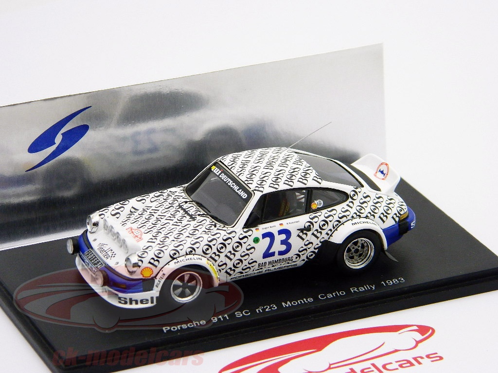 Spark - S2090 - Véhicule Miniature - Porsche 911 SC - Monte Carlo Rally Spark - S2090 - Véhicule Miniature - Porsche 911 SC - Monte Carlo Rally