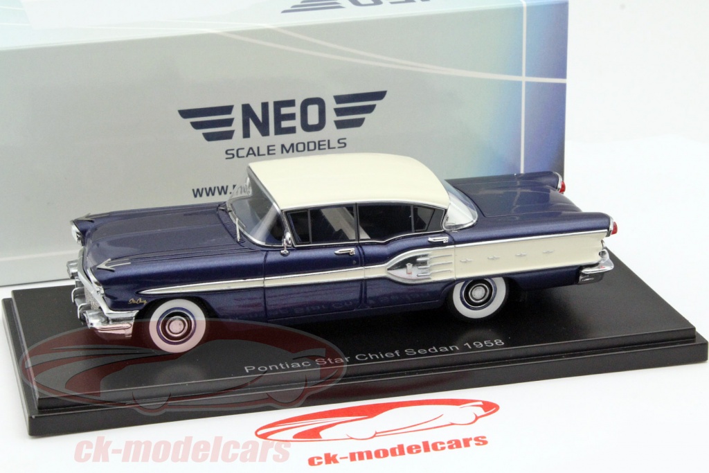 Pontiac Star Chief Convertible Miniature 1/43 Neo NEO 44061 : Voitures miniatures de collection de grandes marques
